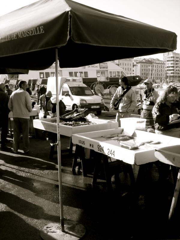 Marché aux poissons - Marseille.